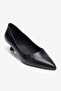 Women's High Heel Shoes Stiletto Pointed Toe Short Heel Vanna Black - 4
