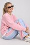 Contrast Color Seasonal Ayrobin Pants Lnz0001 Sky Blue Pink