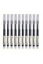 10-Piece Quick-Dry Gel Pen Set - 0.5mm Fine Point - Smooth Writing (Black)