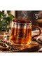 350 ml Borosilicate Glass Mug with Strainer – Glass Lid, Herbal Tea Brewing Cup