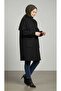 Women's Thick Felt Hat with Front Zipper and Top Pocket for Middle-Aged and Older Women, with Collar - 2