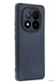 Zngzrmll Newface Redmi Note 14 Pro 5g Case Aras Leather Cover (204336) - Navy Blue - 2