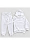 Girls' and Boys' Hooded Tracksuit Set – Cream - 6