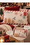 Christmas Themed Double-Sided Decorative Throw Pillow Cover 30X50 cm – Santa Claus Letter Pattern Christmas Throw Pillow - 2