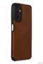 Zngzrmll Newface Galaxy A05S Case Loop Leather Silicone (205008) - Brown - 2