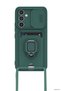 Zngzrmll Newface Galaxy A26 Case Zuma Silicone with Business Card Holder and Ring (204605) - Green - 2