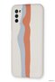 Zngzrmll Newface Galaxy A03S Case Ebruli Launch Silicone (210853) - White-Orange - 3