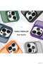 Zngzrmll iPhone 14 Pro Case Flet Lens Magsafe Cover (205702) - Orange - 2