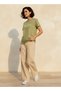 Cotton T-shirt with Slogan Embroidery - 3