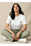 Regular Fit T-shirt with Metal Applique Detail - 5