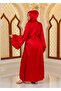 Special Design Full Satin Hooded 2-Piece Long Dressing Gown and Nightgown Set (Boxed) - 4