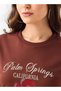 Cotton T-shirt with Print and Embroidery - 6