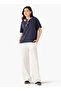 Boxy Fit T-shirt with Attached Scarf Detail - 3