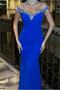 Heart Fish Evening Dress with Straps and Collar Cutout - 2