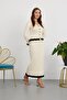 Stylish Button Detailed Knitwear Dress - 2