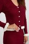 Stylish Button Detailed Knitwear Dress - 4