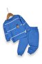 Boy's Seasonal 1-2-3-4 Year Old Teddy Bear Printed 2 Threaded Top and Bottom 2-Piece Compact Set - 2
