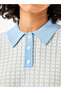 Regular Fit Polo T-shirt with Knit Texture - 2