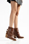 Women's Cowboy Boots + Double Buckle + Pointed Toe + Western Boots. - 4