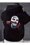 Men's Streetwear Snow Mask Printed Hooded Sweatshirt
