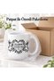 The Most Beautiful Place in My Heart Written Mug 300 ml Porcelain Flower and Bird Pattern Coffee Tea Cup Gift for Lover and Spouse - 2