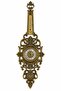 Bronz Duvar Saati 83 x 24 cm - 3