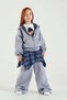 Gray Zippered Hooded Kids Sweatshirt - 2