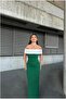 Madonna Fish Evening Dress Collar Cutout - 3