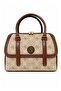 Unicorn Printed Front Pocket Cover Detailed Stylish Design Women's Daily Hand and Shoulder Bag Khaki
