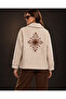 Imported Fabric Premium Quality Embroidered Cashmere Jacket - 4