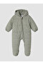 Khaki Hooded Baby Boy Astronaut Coat