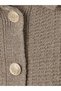 Brown Polo Neck Women's Knitwear Cardigan - 7