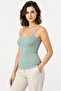 Women's 95% Cotton Report Ribbed Thin Strap Tank Top - Stretchy Soft Everyday Undergarment - 2
