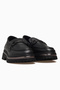 Women's Leather Casual Loafer Shoes 26K D26Ka-3220 Black - 4