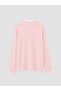 Pink Stand Collar Lace Detailed Women's Knitwear Sweater - 2