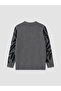 Black Leopard Patterned Women's Knitwear Cardigan - 7