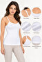 Women's 2-Pack 95% Cotton Thin Strap Basic Undershirt - Flexible Soft Everyday Undergarment - 7