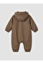 Brown Water Repellent Baby Boy Astronaut Coat - 4