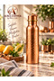 Copper Flask 600 ml – Handmade Water Bottle with Tin Inside and Leak-Proof Lid - 2