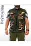 Thin Lycra Khaki + Camouflage Vest Plus Size