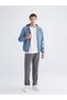 Blue Standard Mold Hooded Men's Raincoat - 2