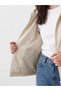 Beige Hooded Oversized Women's Raincoat - 4