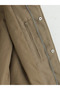 Beige Regular Fit Velvet Collar Men's Coat - 7