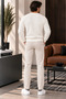 Men's Sports Brass Knit Detailed Sweater - 5