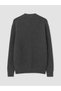 Anthracite Regular Fit V-Neck Men's Knitwear Cardigan - 7
