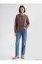 Brown Chinese Buttoned Women's Knitwear Cardigan - 2