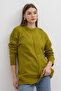 Oversize Crew Neck Women's Sweater - 2