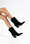 Women's Cowboy Boots Pointed Toe Thick Heel Western Boots - 6