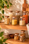 Sora Single Wooden Vacuum Lid Glass Grain Storage Jar Natural 890 Cc, Food Storage Container - 7