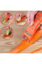 3-Piece Multi-Functional Grater – Plastic Ergonomic Body with Julienne Chopping, Vegetable Peeler, and Grater Functions, Stainless Steel Blade, Julienne Slicer - 3
